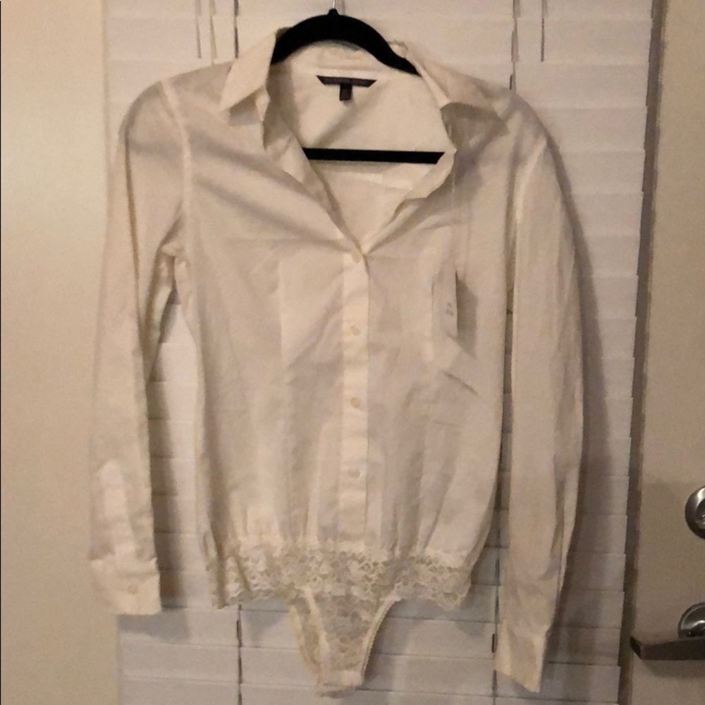 Victoria secret button up bodysuit.